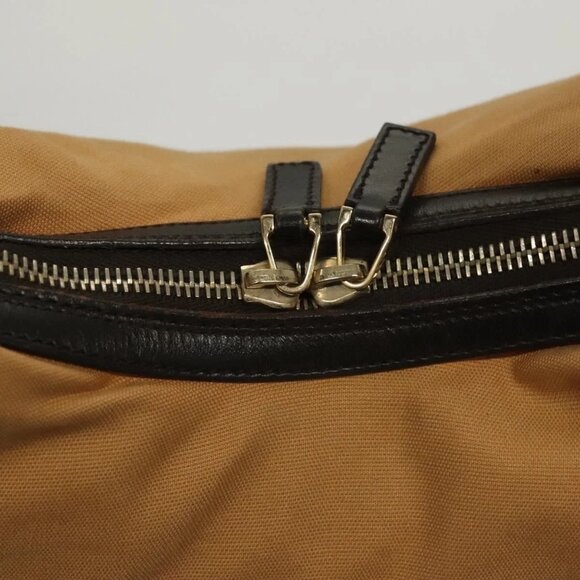 GUCCI Web Sherry Line Shoulder Bag Canvas Beige Gold 001 4288 Auth - Picture 13 of 16